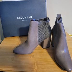 Cole Haan Aylin Bootie- Size 8- Grey ( Stormcloud Leather)
